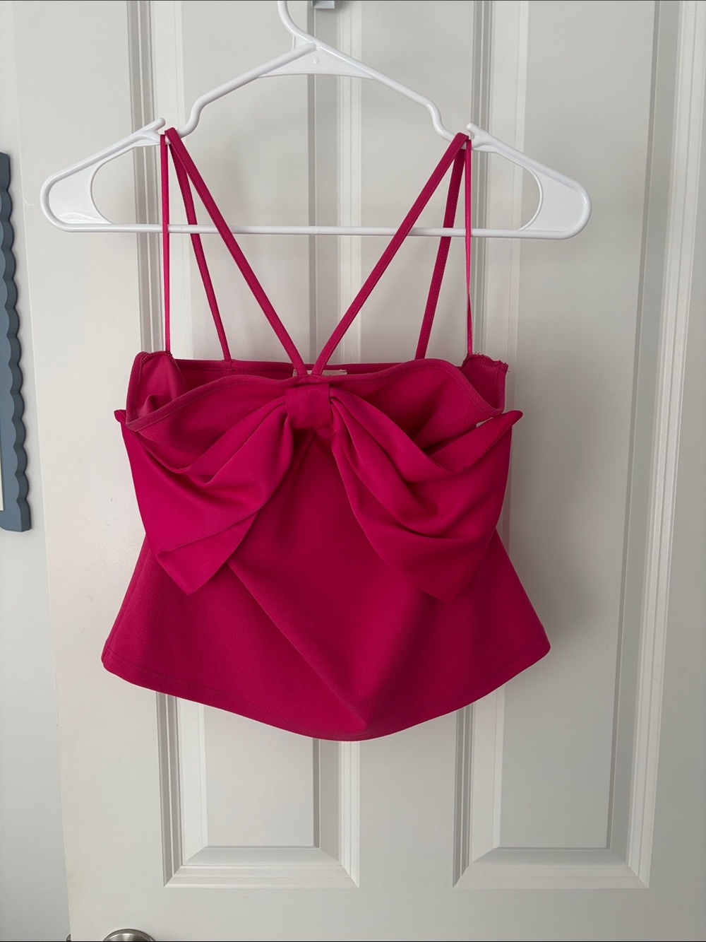 Maeve Hot Pink Bow-Back Cami Tank
